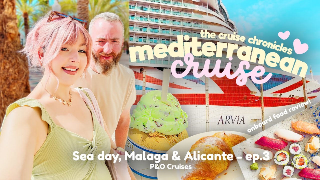 СРЕДИЗЕМНОМОРСКИЙ КРУИЗ 🛳️ Малага, Аликанте, Sea Day и ВКУСНЫЕ японские суши в Mizuhana, выпуск 3