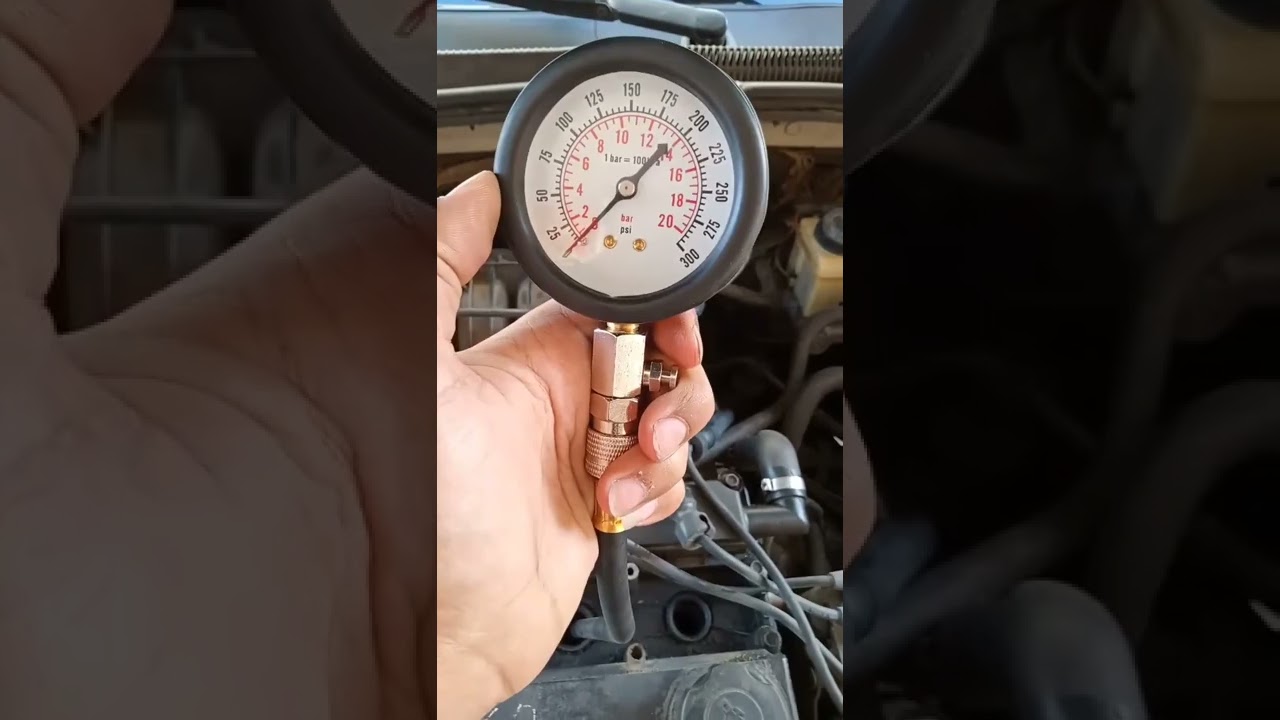 اختبار كفائة المحرك عن طريق جهاز كبس الغرف