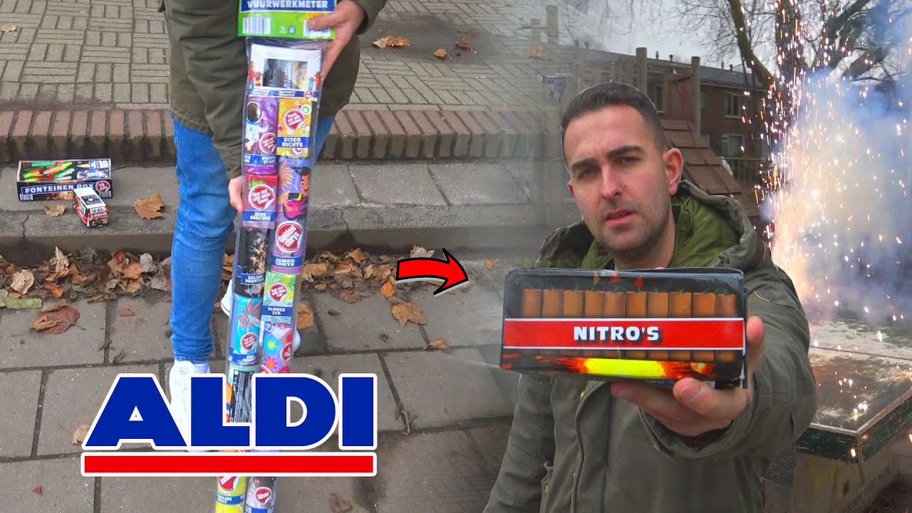 NIEUW ALDI VUURWERK TESTEN!