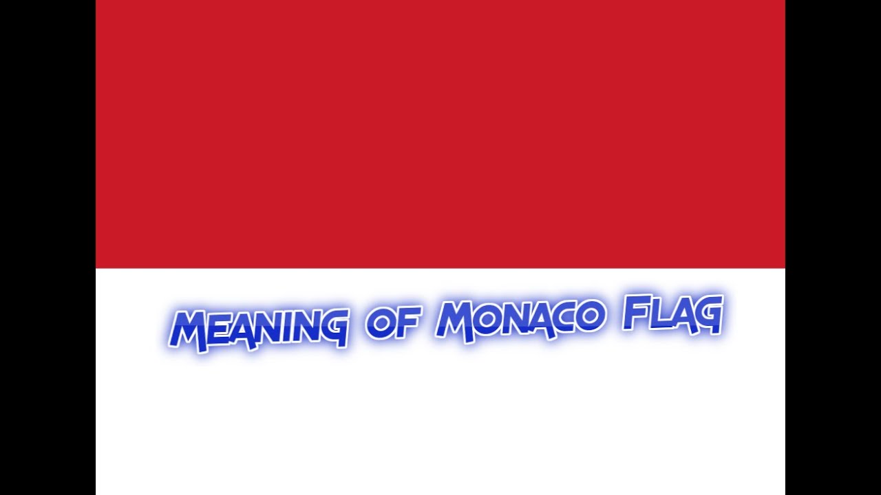 Meaning of Monaco Flag