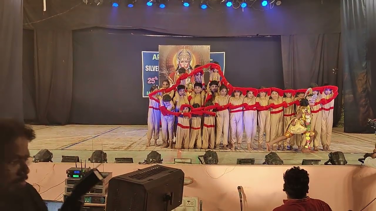 HANUMAN CHALISA DANCE APOORVA SCHOOL NIZAMABAD SLIVER JUBILEE - 2025