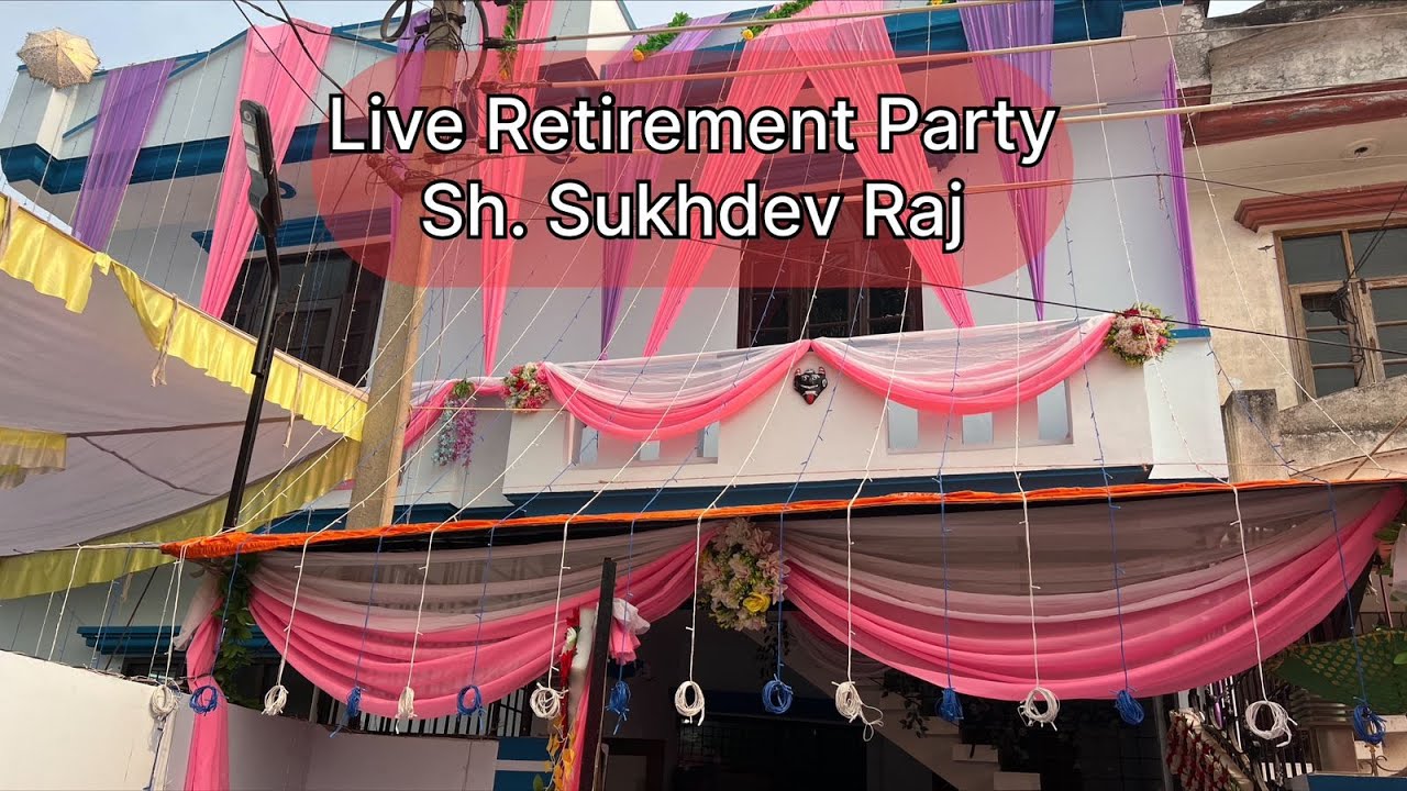 Live Retirement Party Sh. Sukhdev Raj || Studio Sukh Photography Bal
