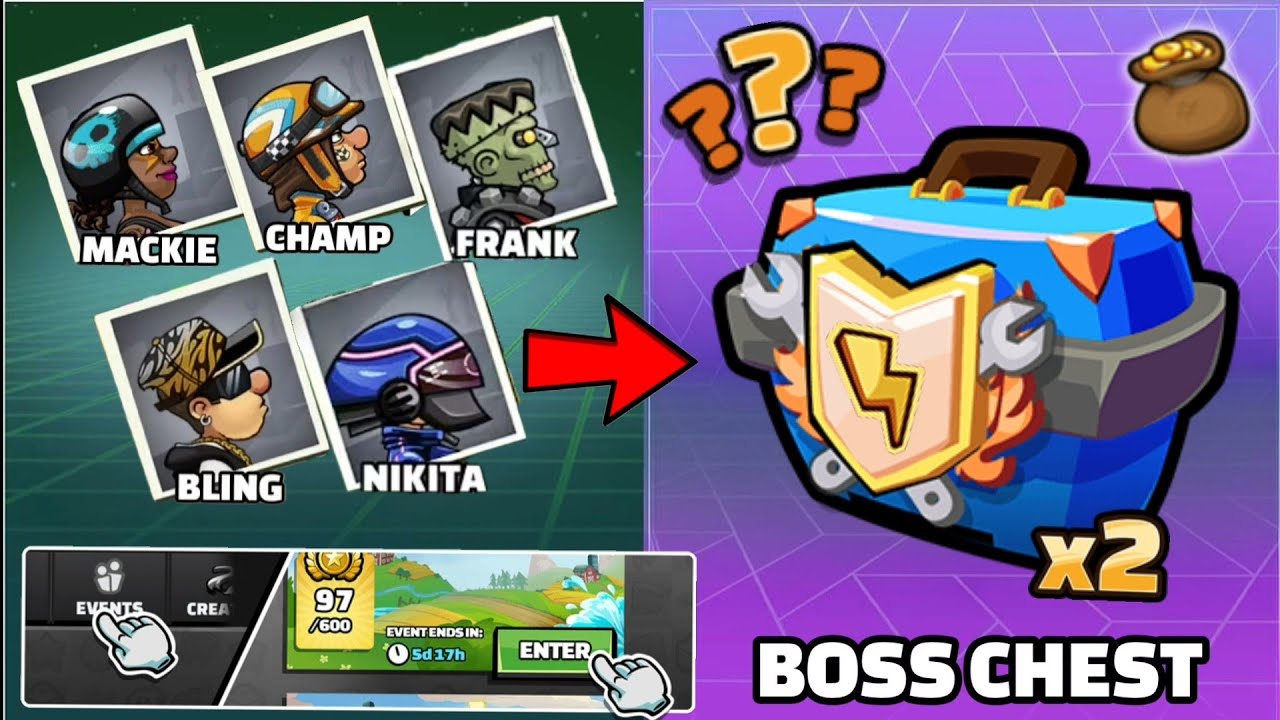 NEW BOSS CHEST OPENING!! 🤩 NEW UPDATE 1.71.0 | PUBLIC EVENT 2.0 - Hill Climb Racing 2