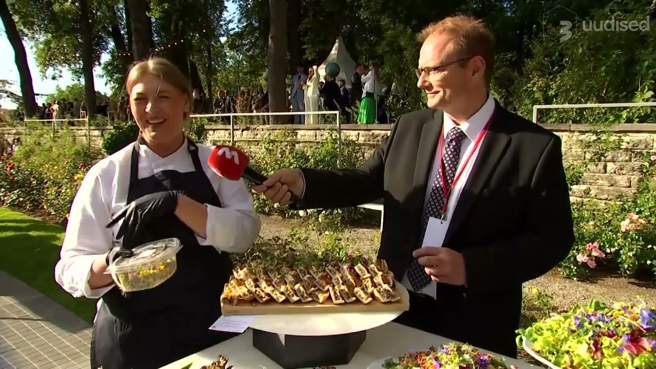 TV3 uudised: Mis hõrgutistega kostitati pidulisi roosiaias?