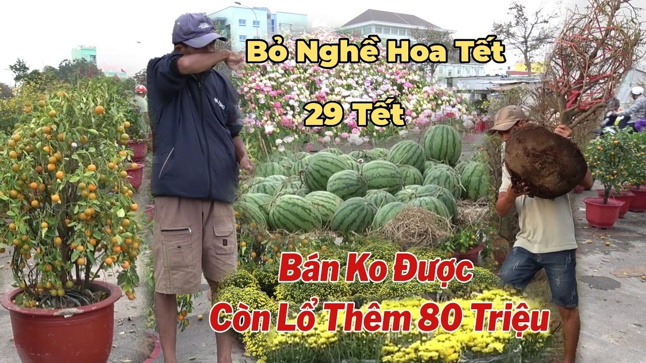 Chợ Hoa RẠCH GIÁ KIÊN GIANG, Ế Không Ai Mua, Bán Gì Ăn Đó. Chủ Muốn Khóc Luôn.