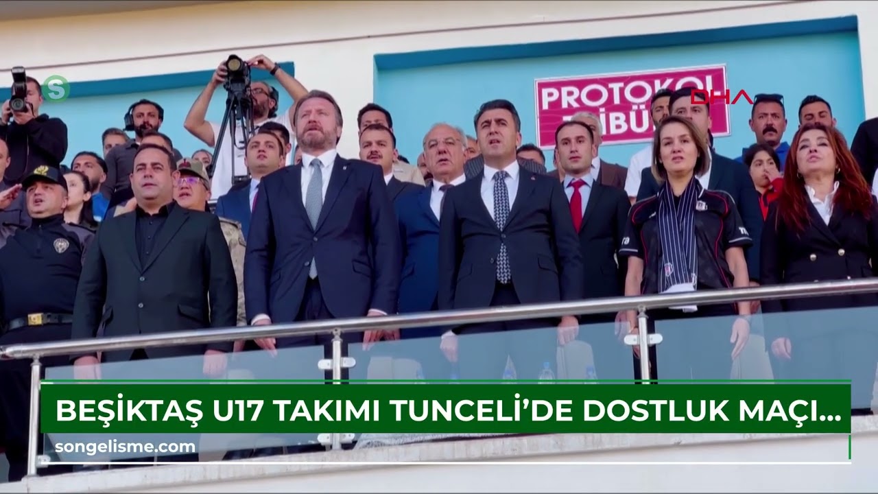 Beşiktaş U17 Takımı, Tunceli’de dostluk maçına çıktı