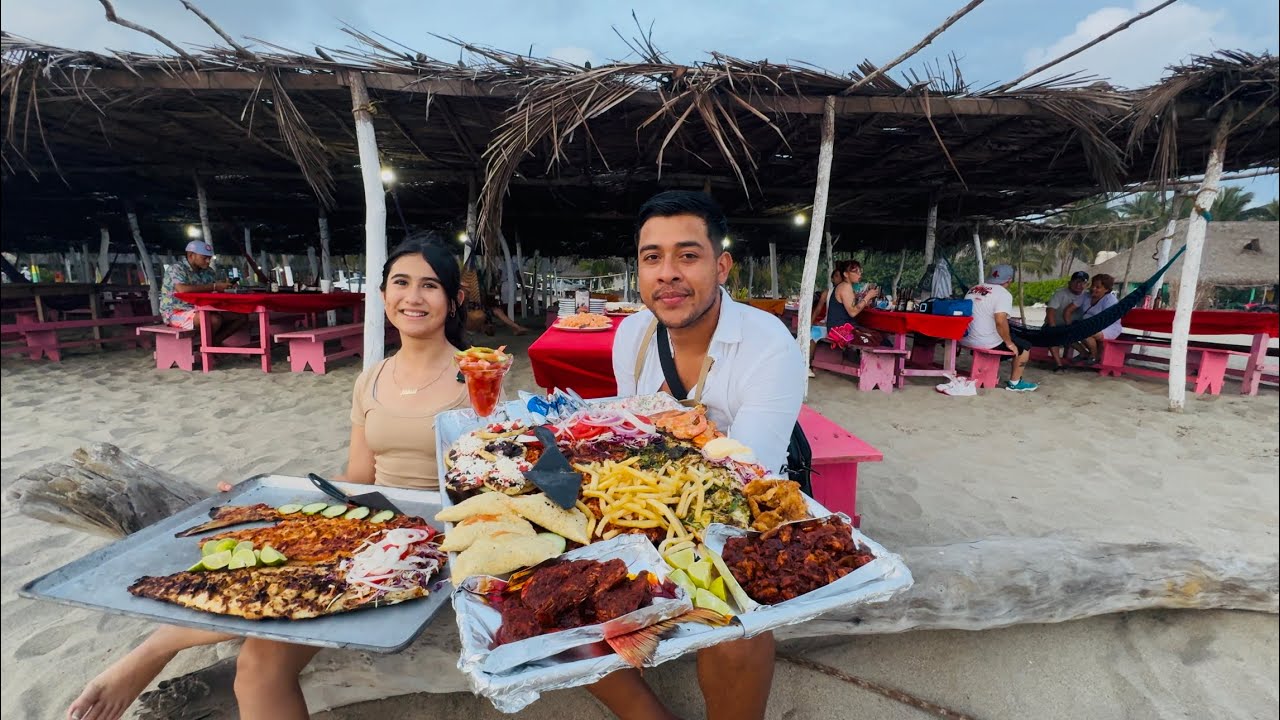 Probé el pescado a la Talla en Barra Vieja, en Acapulco.