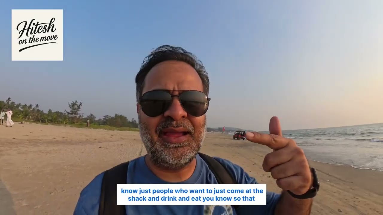 Mandrem Beach North Goa - Beach Vibe, Shacks by beach information. Vlog 15