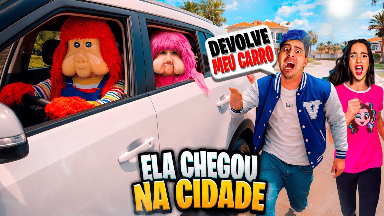A NAMORADA DO BOCHECHUDAO FOFÃO CHEGOU NA CIDADE!! Roubaram meu carro!!*