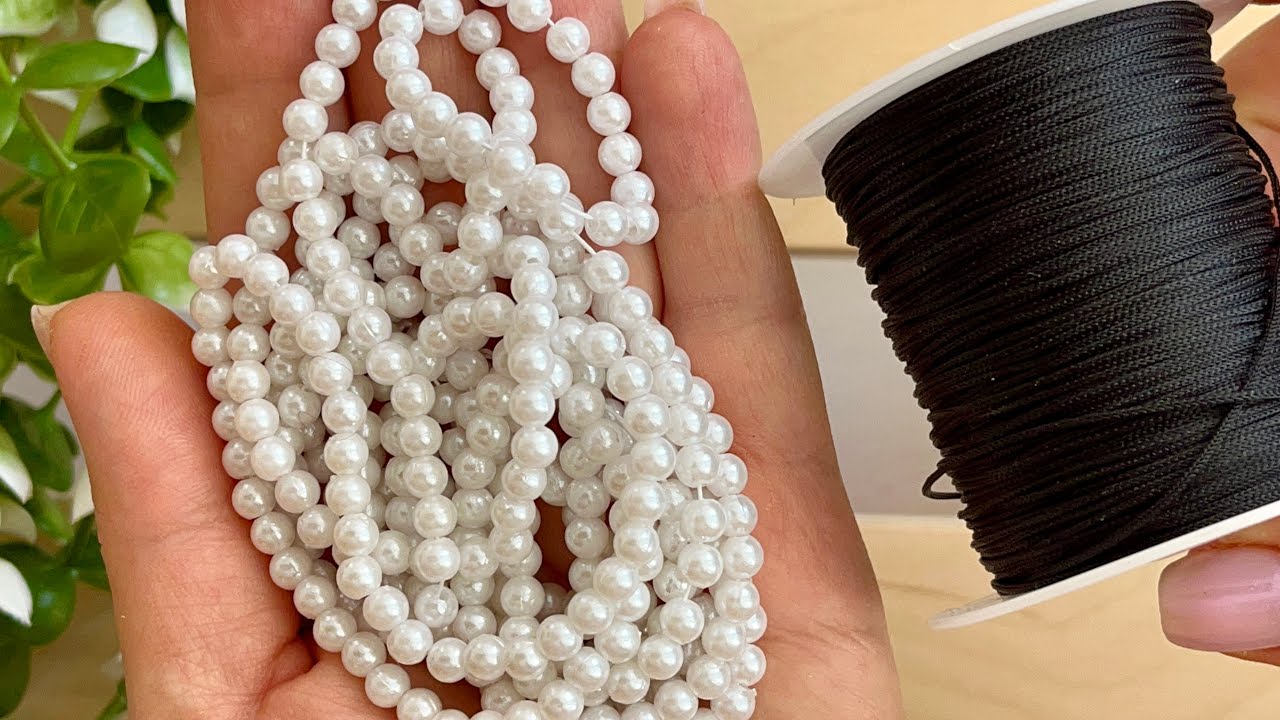 DIY Easy Macrame Bracelet Tutorial | How to Make a Beaded Macrame Bracelet Step by Step
