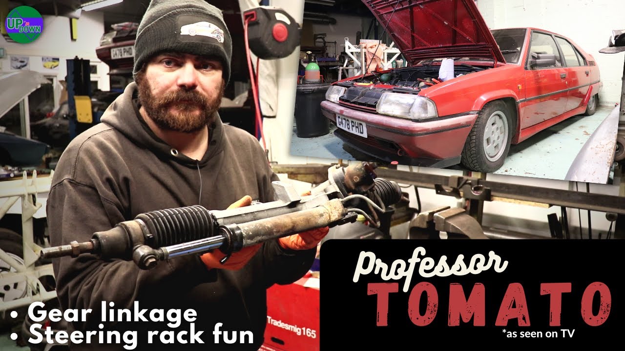 PROFESSOR TOMATO ep6: Citroen BX steering rack and gear linkage fun...so far!
