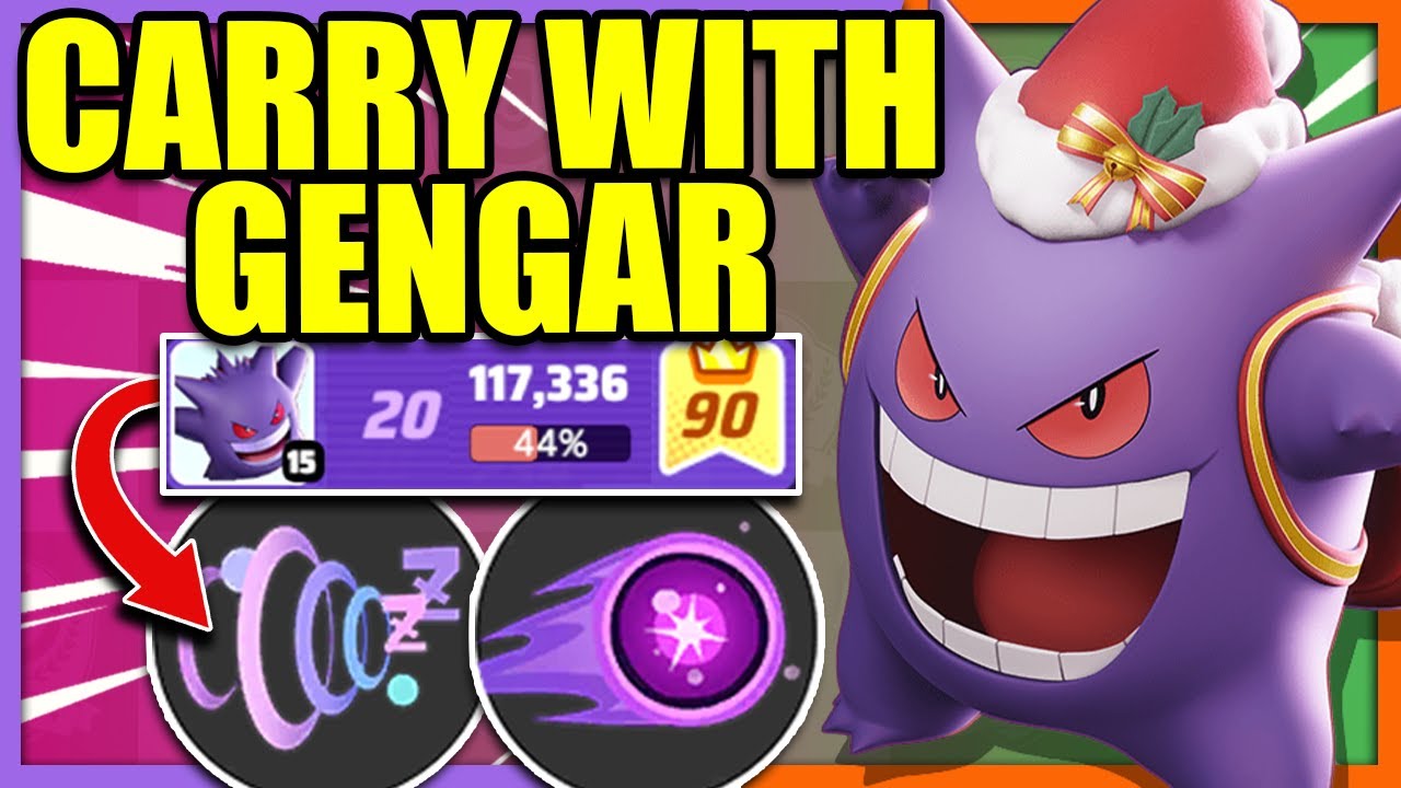 This GENGAR BUILD carries SOLOQ RANKED like its nothing | Pokemon Unite
