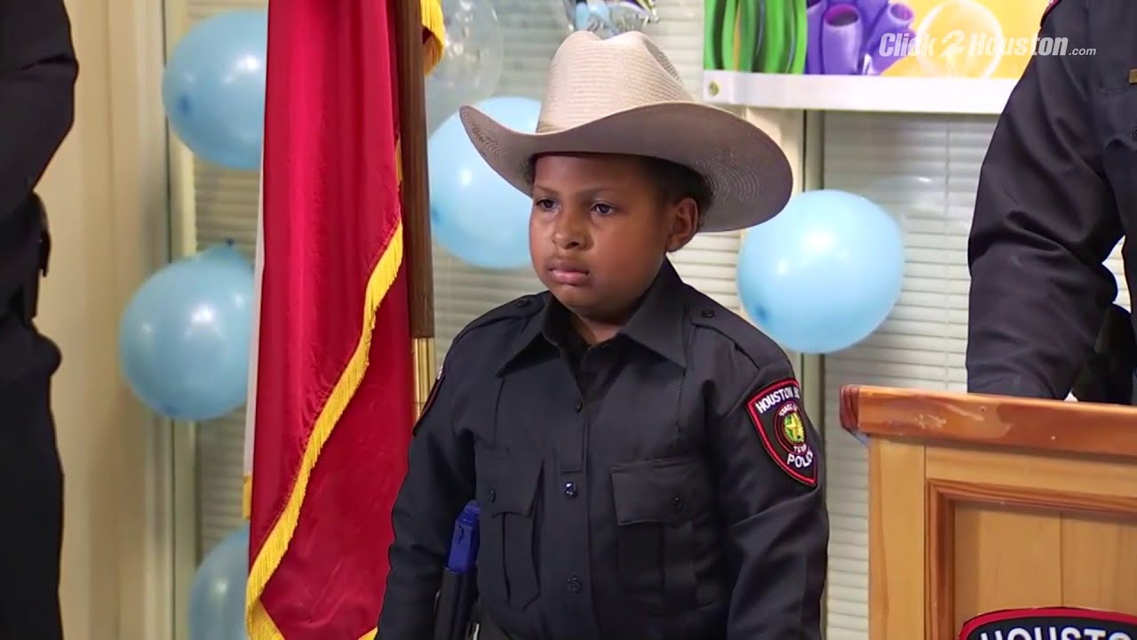 10-year-old cancer fighter Devarjaye Daniel to be sworn into HISD Police Department