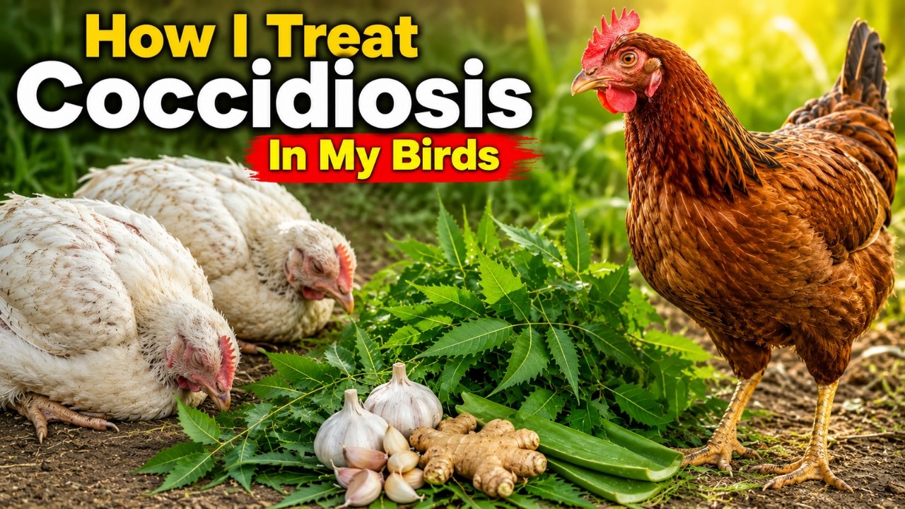 How I Prevent Coccidiosis in Chickens Naturally | Bitterleaf & Pawpaw Leaf Remedy