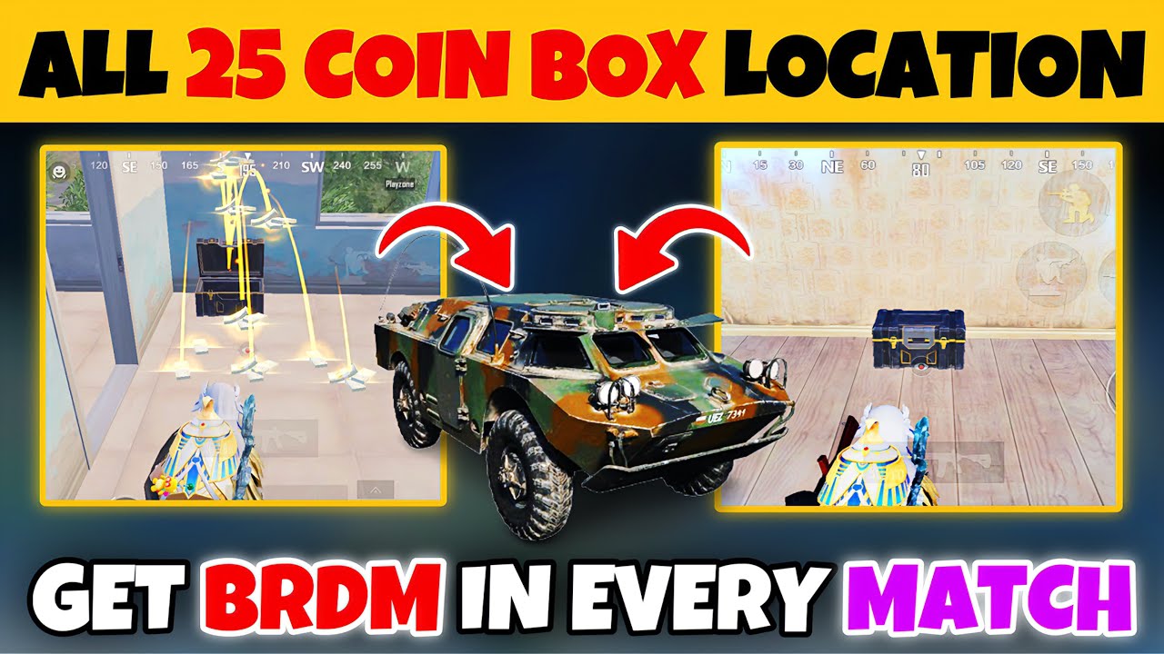🇮🇳DAY 10 - ALL SHOP TOKEN BOX LOCATION IN ERANGLE😍| solo conqueror tips and tricks