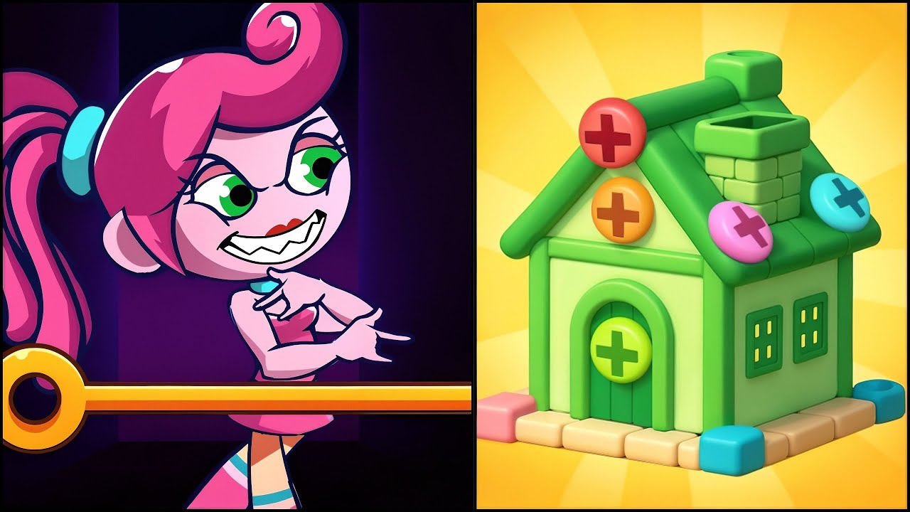 Save Her Pin VS Screw Land 3D - All Levels SpeedRun Gameplay