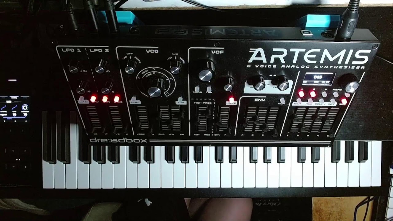 Dreadbox ARTEMIS meets  Expressive E OSMOSE Expressive Synthesizer MPE fun