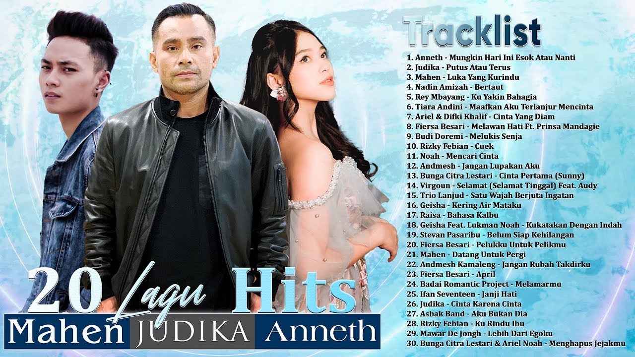 Anneth, Judika, Mahen, Nadin Amizah, Rey Mbayang Full Album - Lagu Pop Indonesia Terbaru 2021