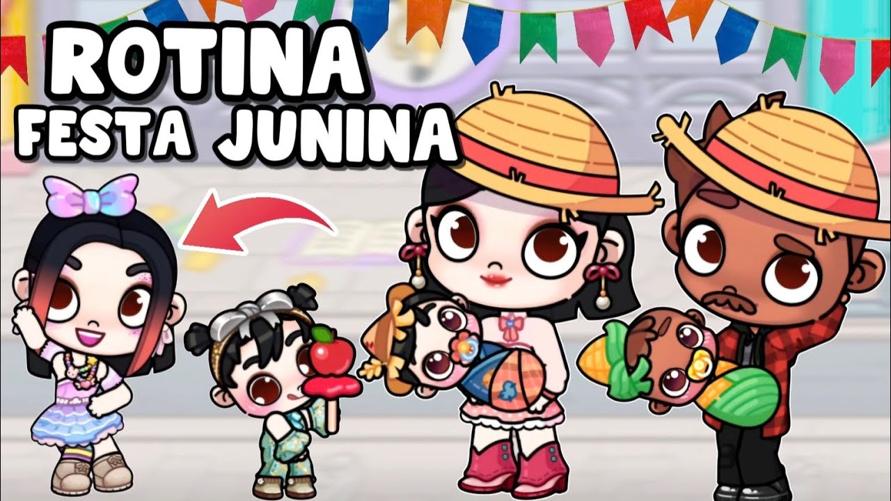 ROTINA FESTA JUNINA NA ESCOLA DE BIANCA | AVATAR WORLD ROTINAS E HISTÓRIAS