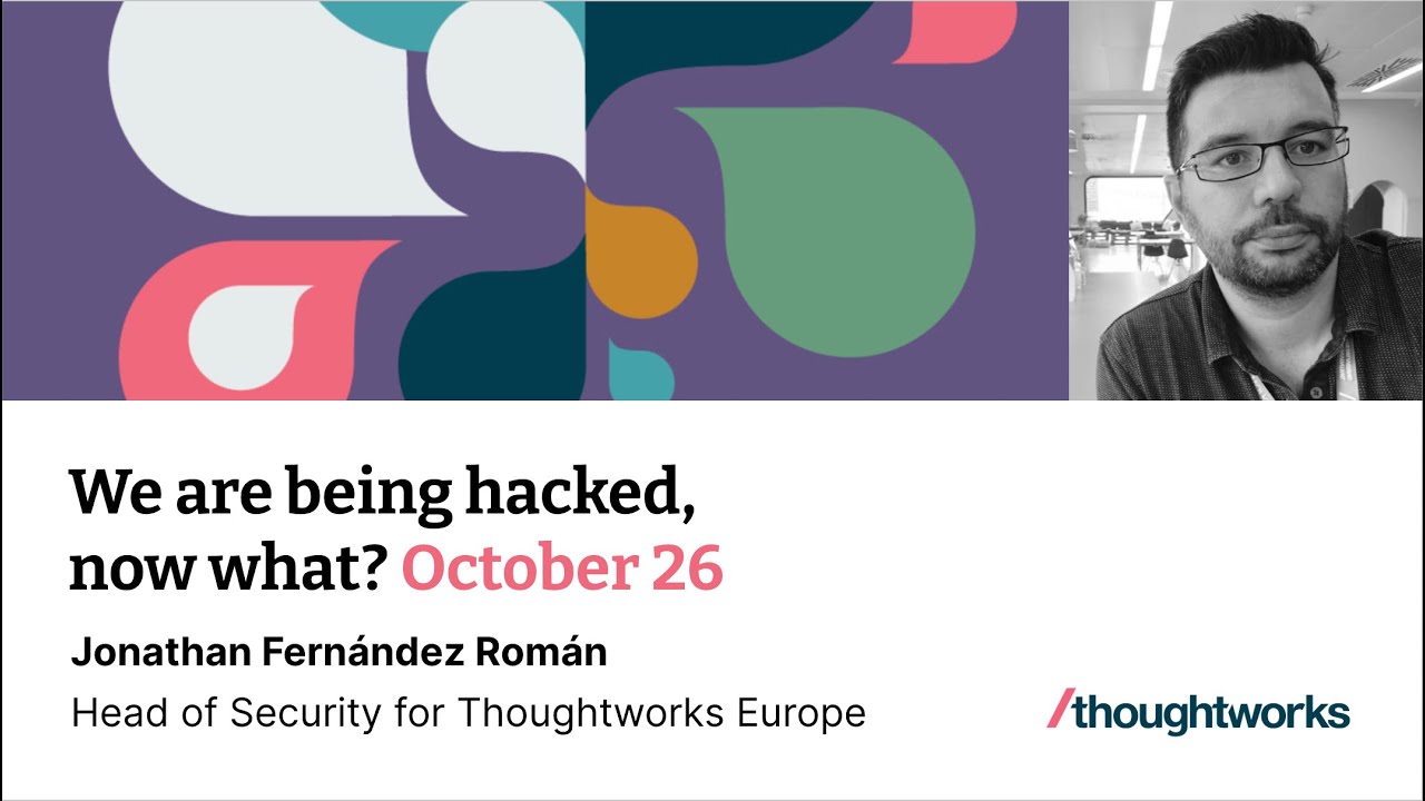 [SIT 17] ShareIT - We are being hacked, now what? - Jonathan Fernández Román