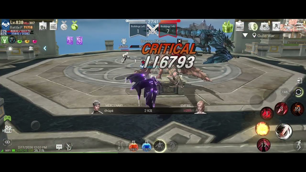 Mercenary guild war Feb 17 2026