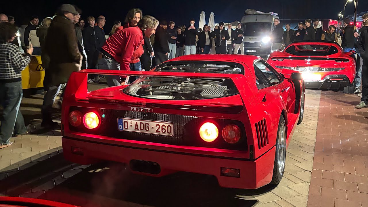 Zoute Grand Prix 2024 Supercar Madness! F40, V12 Speedster, Revuelto, 812 Comp, SP3