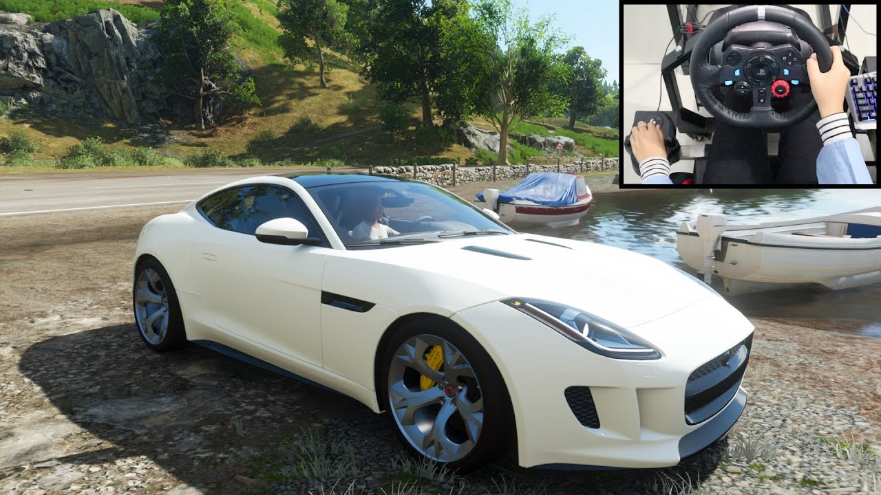 Jaguar F-Type R - Forza Horizon 4 | Logitech g29 gameplay