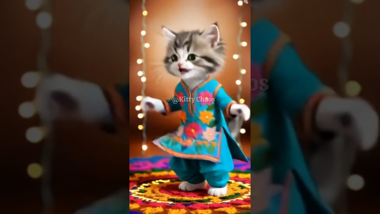 Pakistani cat dance video #remix #dj #reggaeton #cat #adoreble #cute