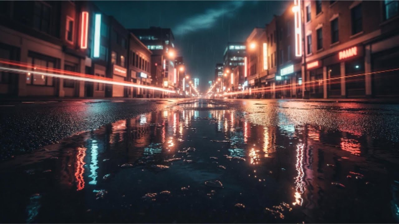 Midnight Rain & Thunder Sounds 🌧️⚡ Deep Sleep Therapy, Stress Relief, Anxiety Calm