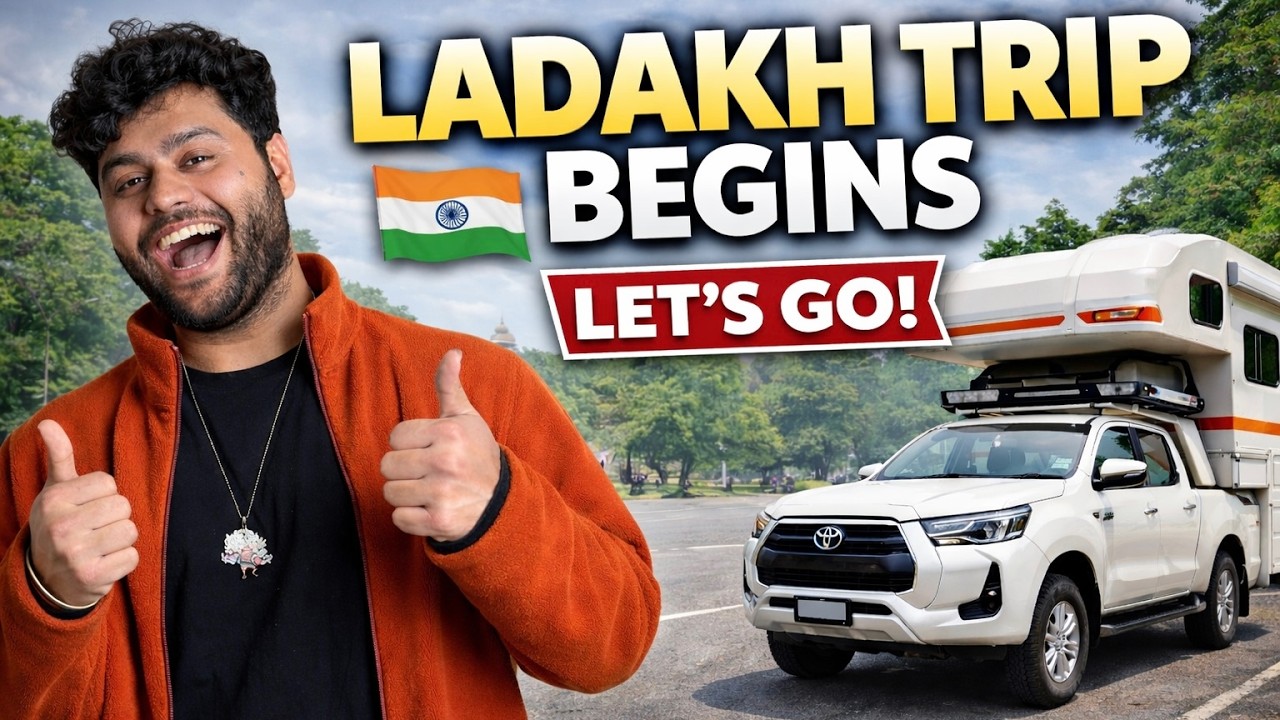 Ladakh Trip Begins | episode 1 | Camper Van edition