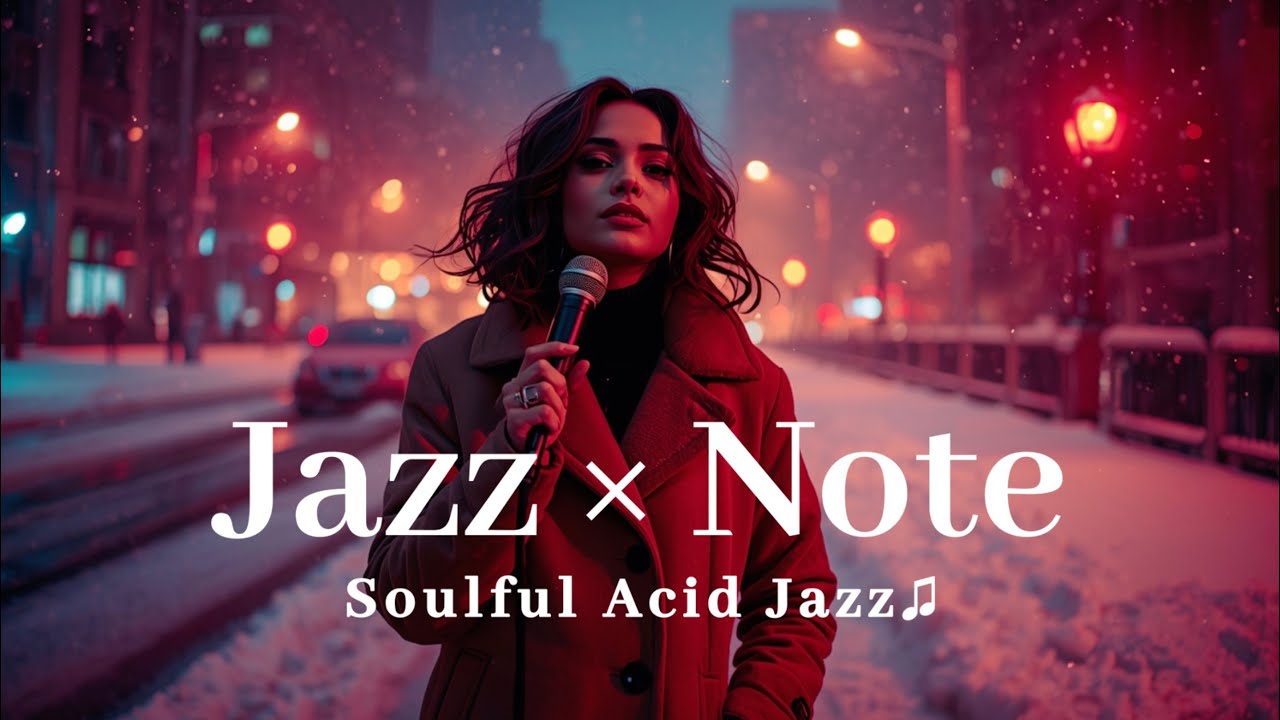 【Jazz Note】雪の夜を越えて｜希望を灯す女性アシッドジャズ｜Soulful Acid Jazz for Winter Nights & Morning Hope