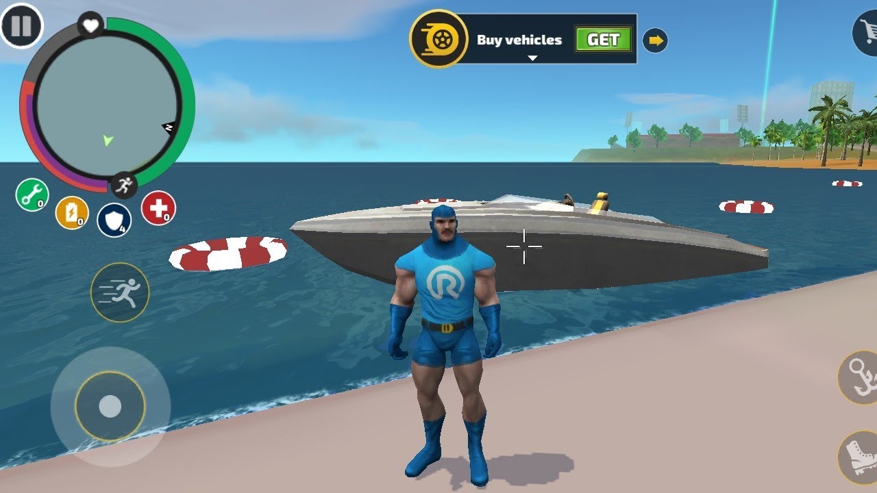 Rope Hero game New Boat 😮 #tending #viralvideo #subscribe 