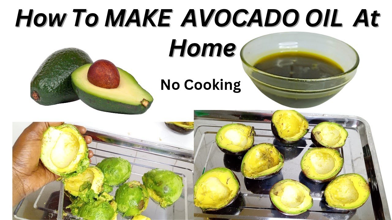HOW To MAKE AVOCADO OIL At HOME: No Cooking Method