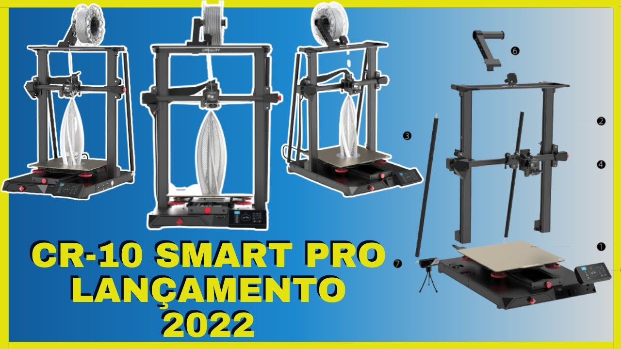 CR-10 SMART PRO - IMPRESSORA 3D com MUITAS NOVIDADES!!