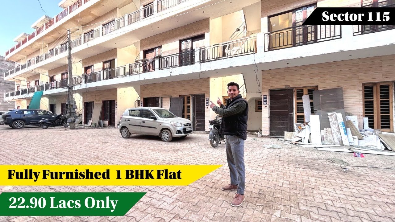 Most Affordable 1 BHK Flat for Sale| ₹13,000 Assured Rent | Near Highway | Sector 115 Mohali!”