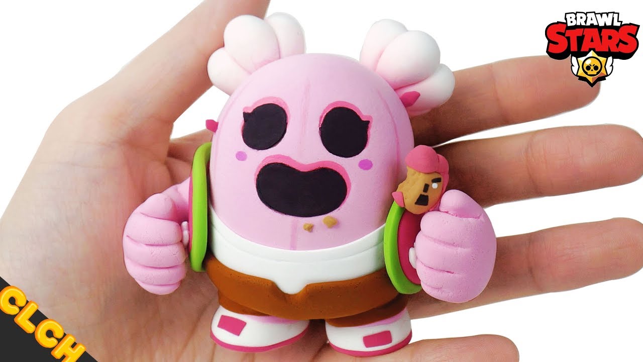 Making Brawl Stars SAKURA SPIKE - Clay Tutorial (Clay Art)🌸