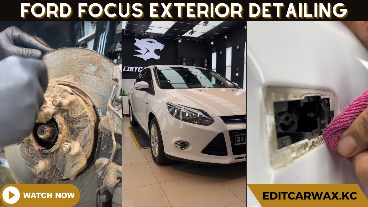 Детальный процесс защиты и восстановления покрытия для Ford Focus 2013