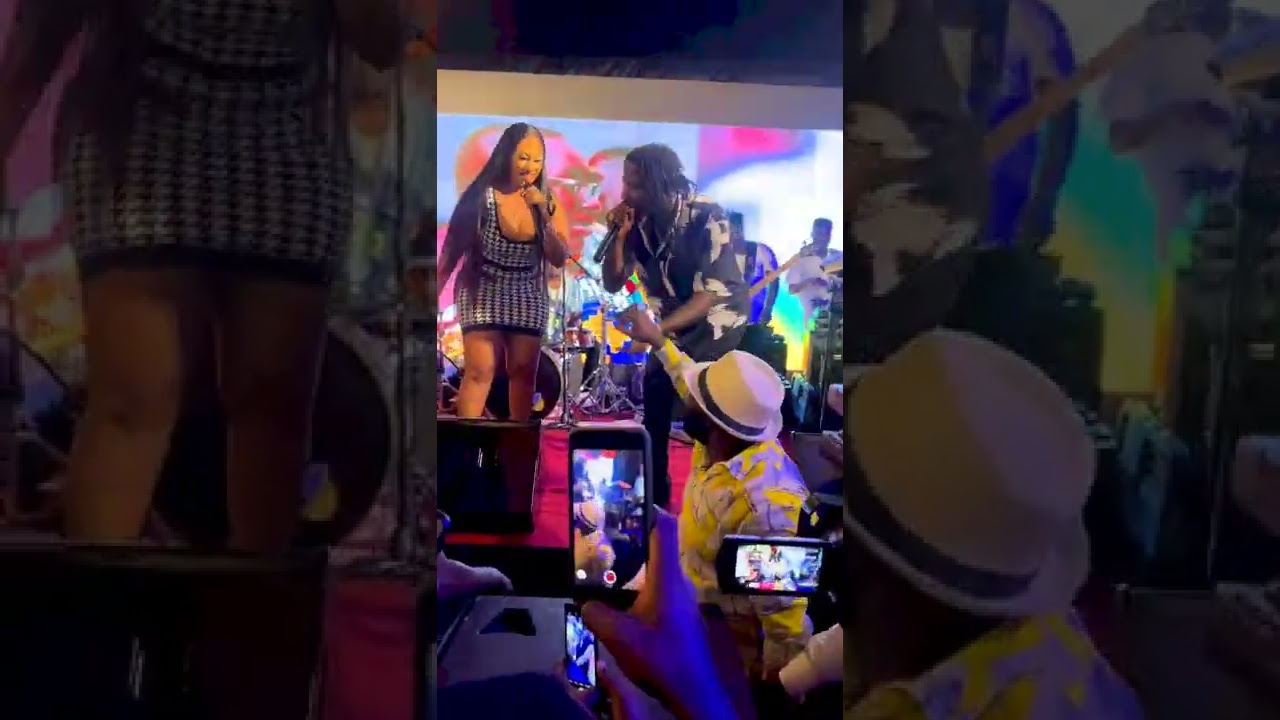 Hajia 4 real and Stonebwoy full performance at Despite birthday