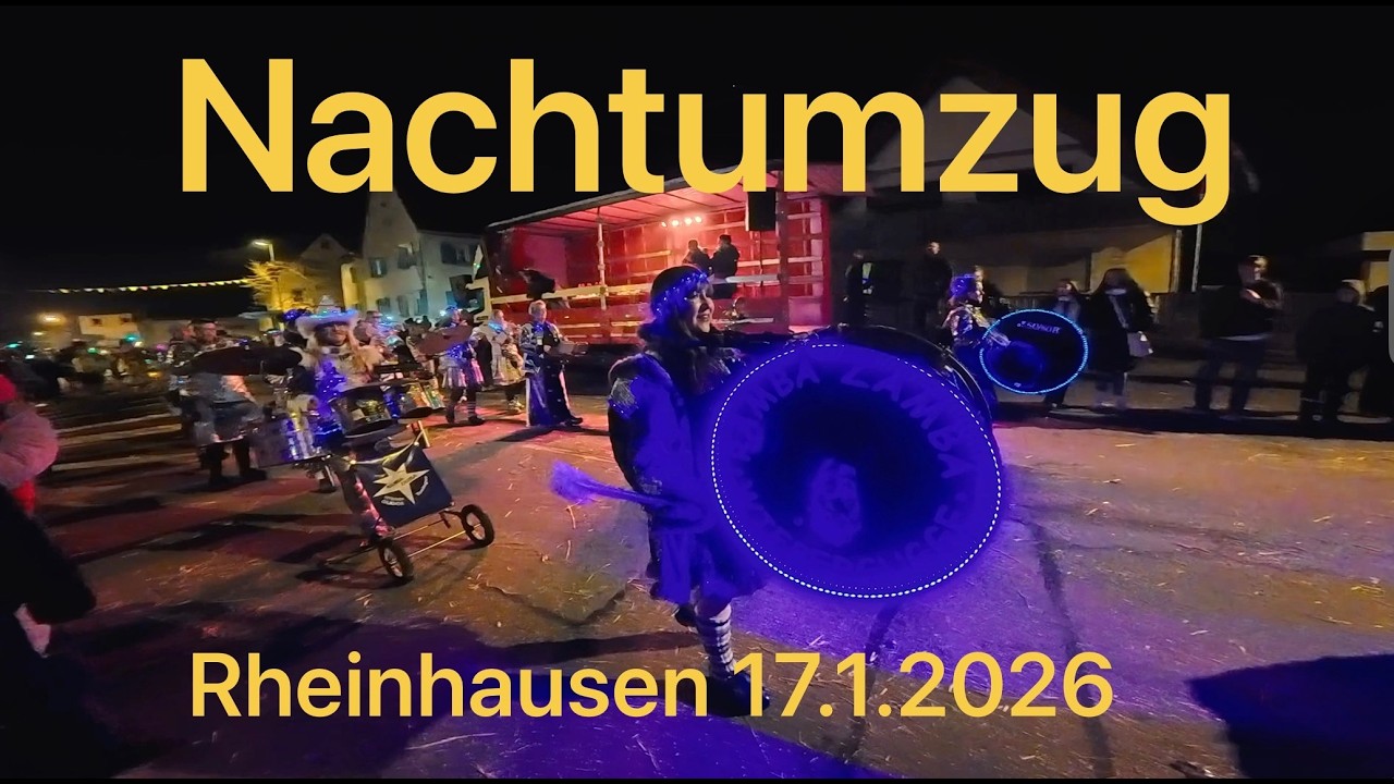 🎎🌜👺 Nachtumzug - Taubergie&szlig;en D&auml;monen - Rheinhausen 17.1.2026