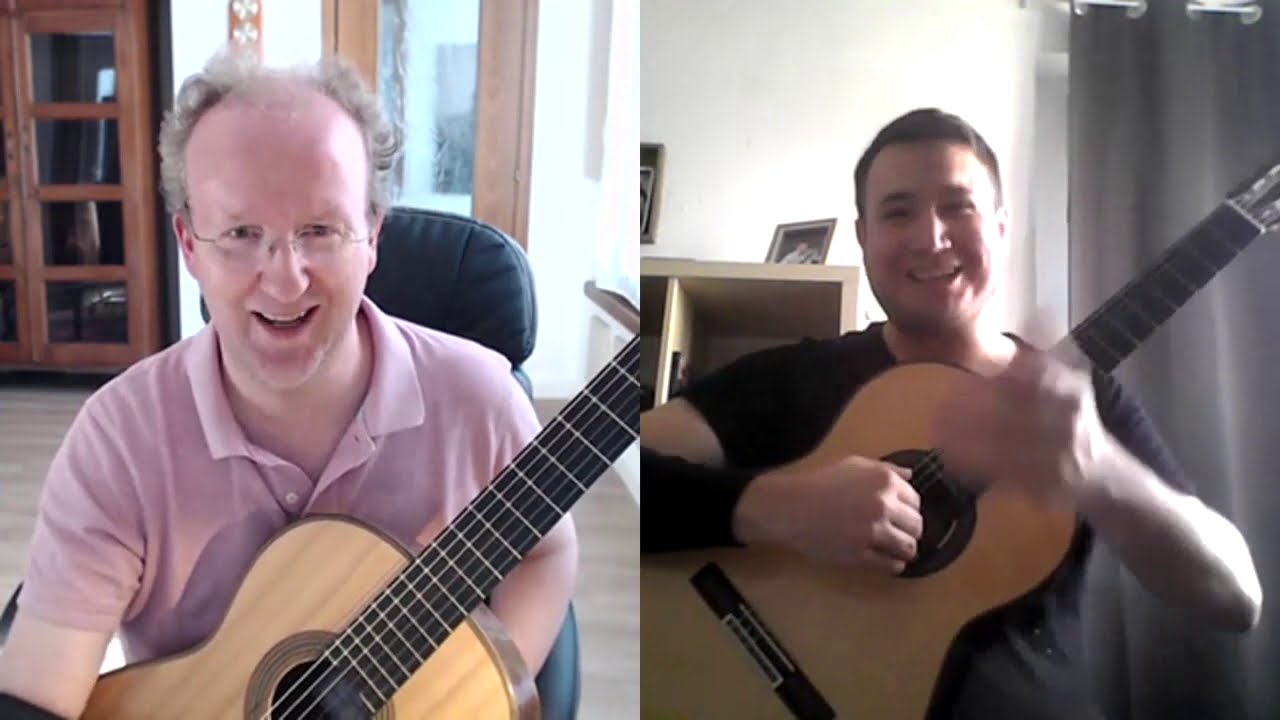 Paolo Pegoraro's masterclass on Rossiniana op. 119 by Mauro Giuliani (Intro) whit Max Balanowsky