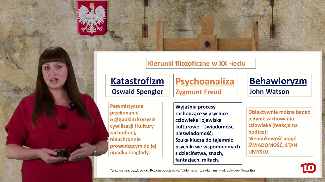 Język polski - LO - matura. XX-lecie międzywojenne