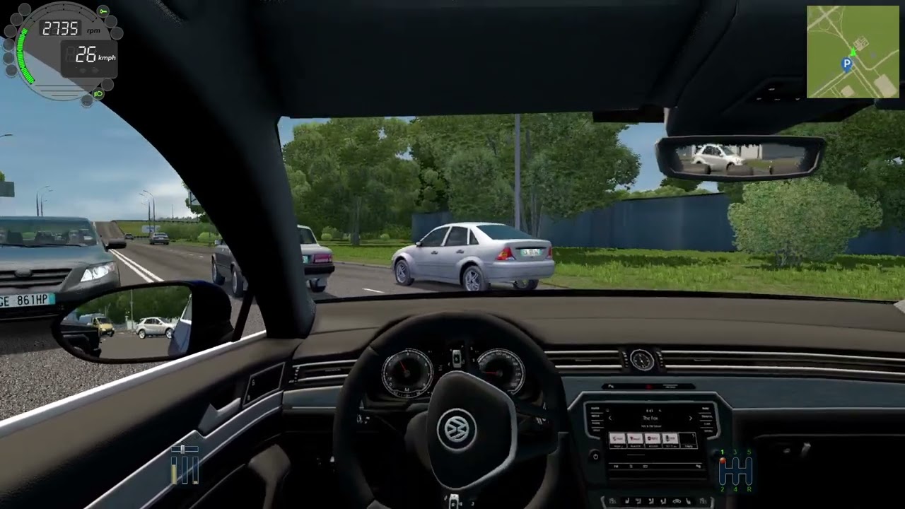 Volkswagen Passat | City Car Driving | Logitech G29