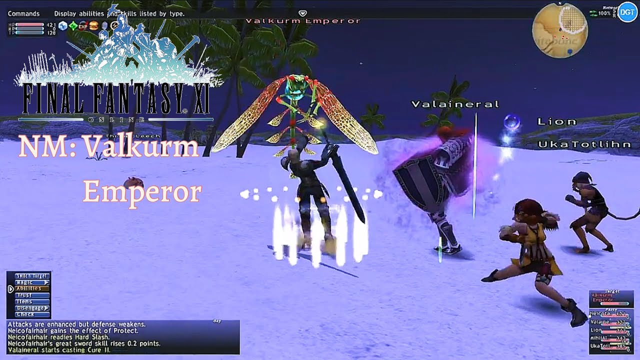 FFXI NM: Valkurm Emperor #ffxi 