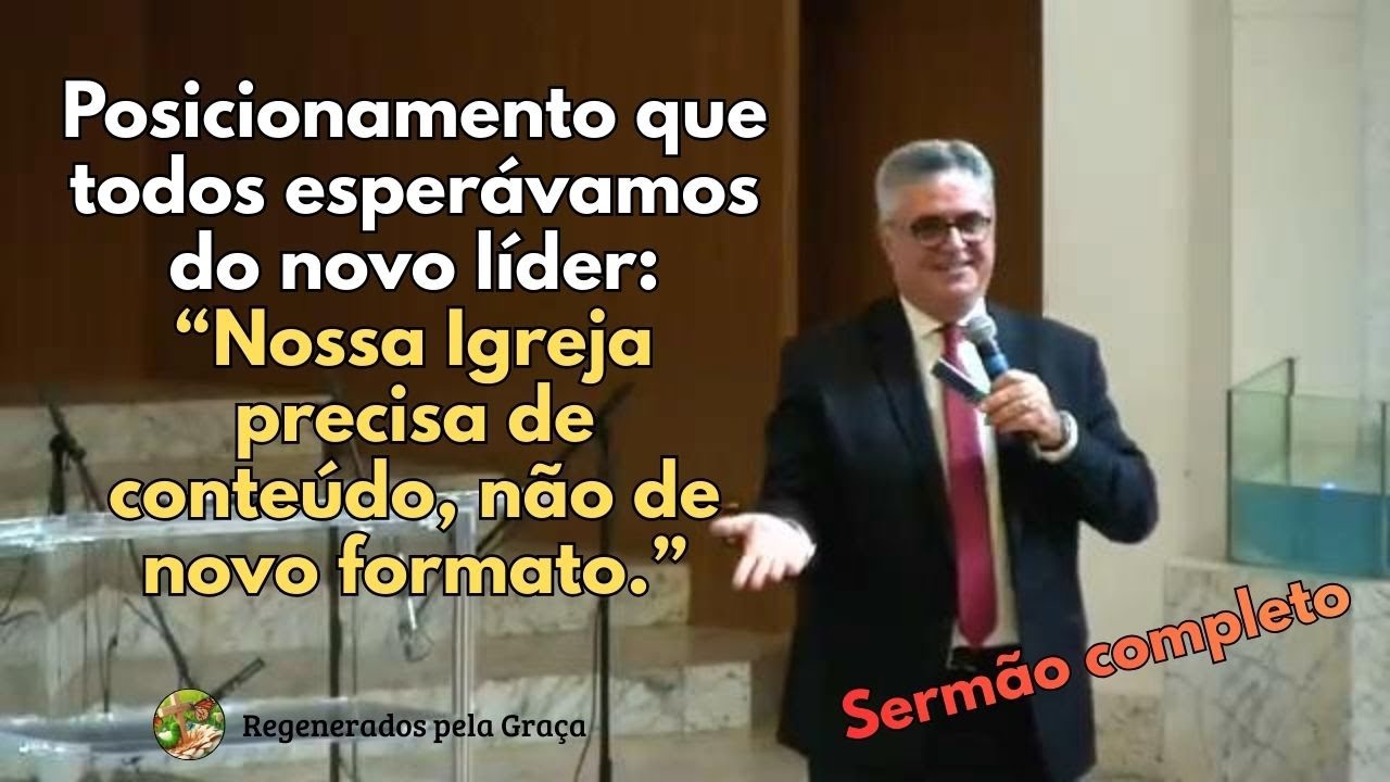 Líder dos Adventistas atende as espectativas dos membros conservadores - Pr. Erton Kohler