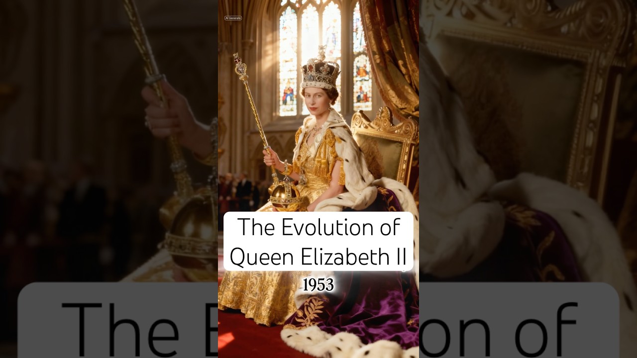 The Evolution of Queen Elizabeth II 🇬🇧 #history