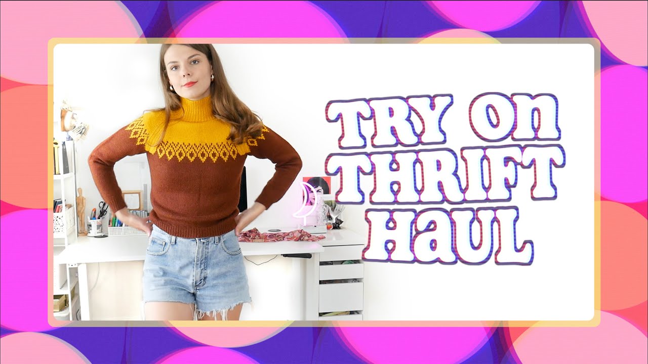 TRY-ON THRIFT HAUL #14 - Lots of Vintage Pieces!