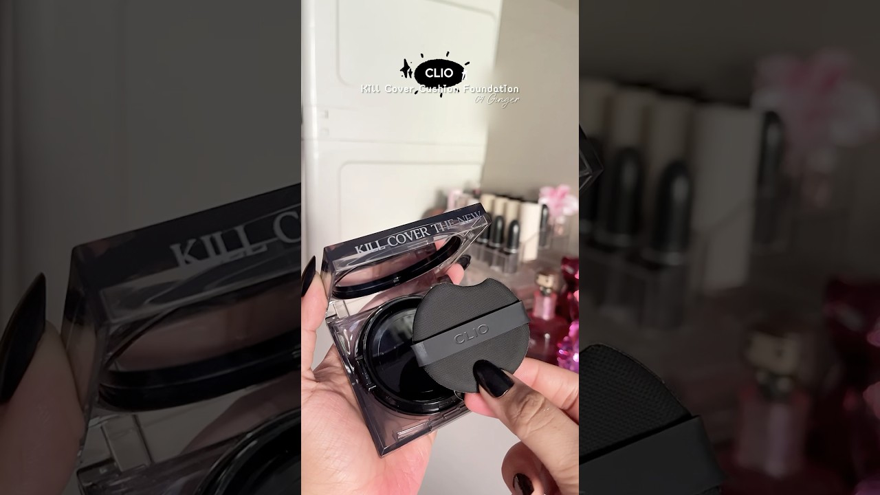Clio Kill Cover Cushion Review | Shade 04 Ginger on Brown Skin 💕 (Worth it?) #clio #kbeauty #fyp