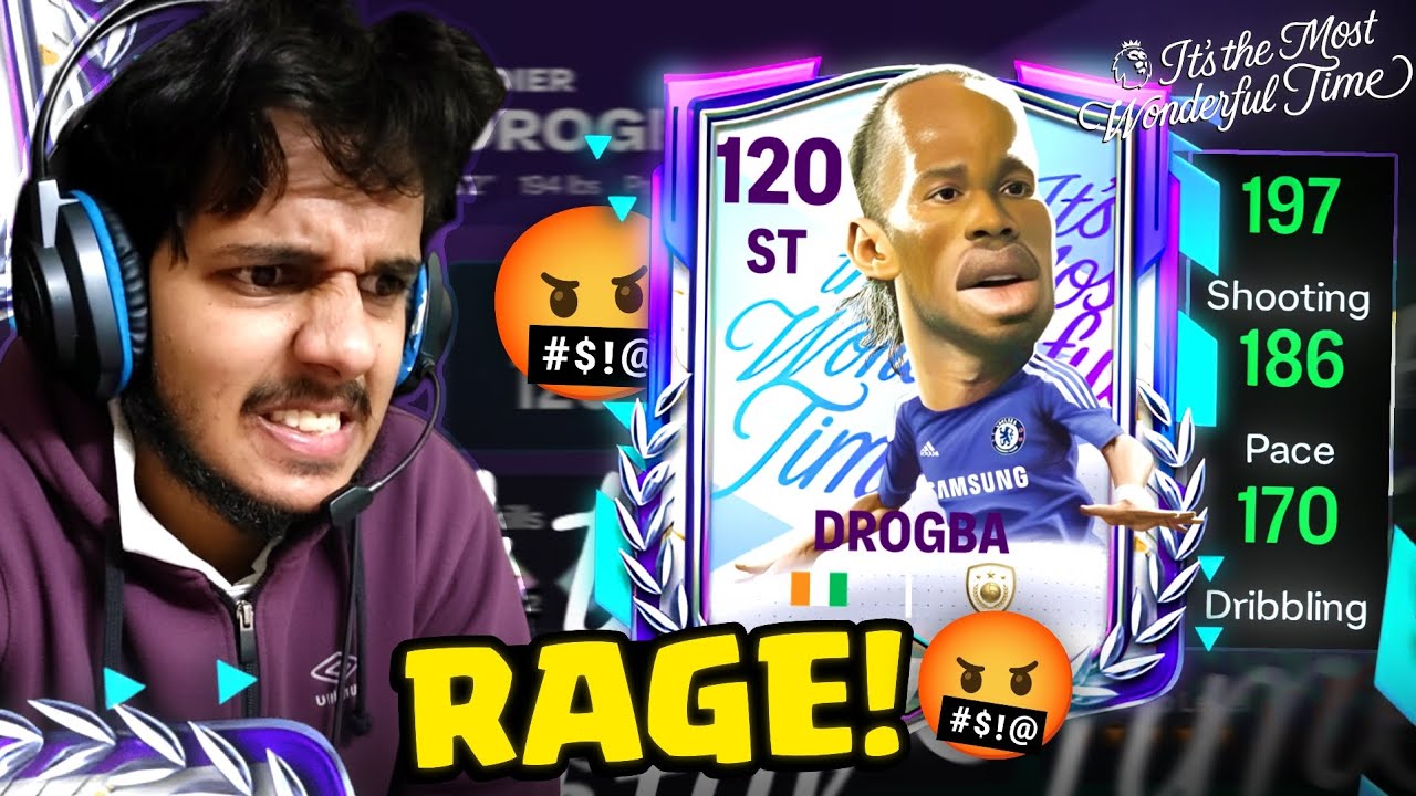 120 OVR DROGBA MADE ME RAGE HARD  | FC MOBILE