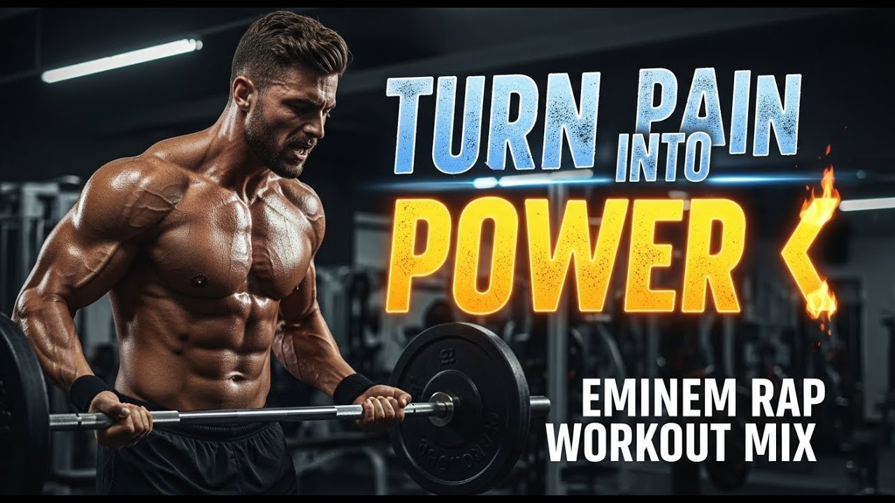 TURN PAIN INTO POWER 💥 EMINEM RAP WORKOUT MIX #workout