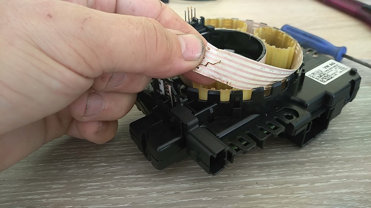 Skoda Octavia 2, FL, steering wheel ring repair